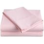 Pinzon Kids Chambray Twin Sheet Set, Pink
