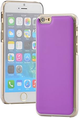 Tttstore Anti-Gravity Candy Color Inside Glitter Bling Selfie Magical Sticky Case for iPhone 6 6s 4.7 (Purple)