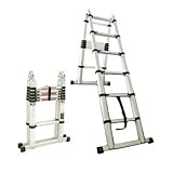 3.8m ALUMINIUM TELESCOPIC FOLDING MULTI PURPOSE LADDER