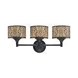 Eurofase 19118-017 Melosa 3-Light Vanity Lighting, Bronze