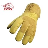BLACK STALLION BSX® MIG Welding Gloves - Gold - LARGE