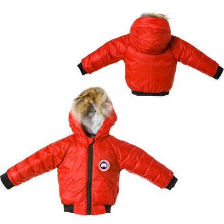 Canada Goose Reese Down Bomber Jacket - Infant Girls' Red, 0-3