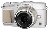 OLYMPUS �}�C�N����� PEN E-P5 17mm F1.8 �����Y�L�b�g(�r���[�t�@�C���_�[ VF-4�Z�b�g) �z���C�g E-P5 17mm F1.8 LKIT WHT