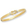 Fancy 14K Gold Bangle