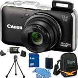 Canon PowerShot SX230HS 12 MP Digital Camera with HS SYSTEM and DIGIC 4 Ima ....