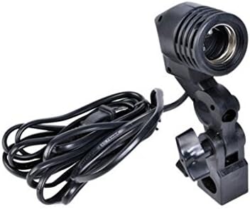 TaiDetailing Photographic Equipment E27 Single Head Photo Lighting Bulb Holder Flash Umbrella Bracket Photography Studio Light Fitting E-27