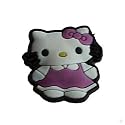 Katze lila - pretty cat , style your Crocs Fun Clip