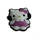 Katze lila - pretty cat , style your Crocs Fun Clip