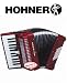 Search: Hohner Hohnica Tremolo Piano Accordion 48 Bass 26 Keys Red Pearl 2352