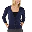 Merona&reg; Collection Womens Merino Wool V-Neck Cardigan Sweater - Blue