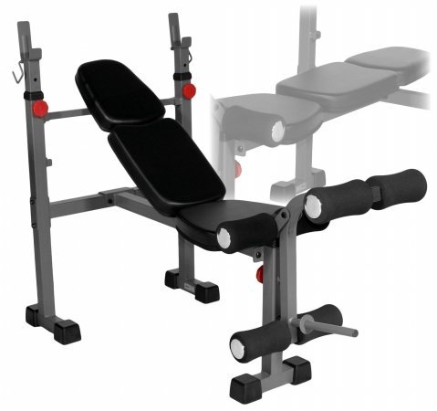 Cheap XMark Fitness Narrow Weight Bench with Leg Developer