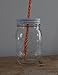 Mason Jar Straw Lids Set of 6 (Regular, White)