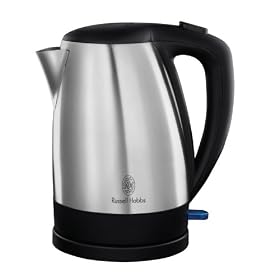 Russell Hobbs 17874 1.7 L Brushed Belmont Kettle in Stainless Steel with Concealed 3 kW Element