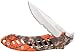 F.A.S.T. Camo Folder (Mossy Oak Blaze Orange/450 Stainless Steel, Medium)
