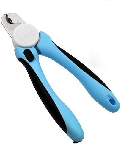 Camoro dog Nail Clippers and Trimmer - Free Nail File Included - Razor Sharp Blades - Safety Stop to Prevent Overcutting Nails - Non Slip Handles - For Professional, Safe, At Home Pet Grooming