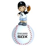 114123 - MLB Chicago White Sox Boy On Baseball Musical - Precious Moments