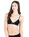 Anemone Womens Full Lace Bralette with Hook Clasp, Black, Small/Medium