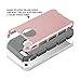 iPhone 5 Case,iPhone 5S Case,BENTOBEN 2 Piece Hard PC Shell iPhone 5 Casess Rugged Soft TPU Bumper Hybrid Dual Layer Shockproof Cover for Apple iPhone 5 5S, Rose Gold/Grey