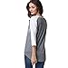 Fedi Apparel Womens 3/4 Sleeve Crew Neck Blouse Loose Shirt Letter/Floral Print Top (XXXL, Gray)