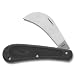 Case Knives 2616 Hawkbill Pruner Knife with Lightweight Checkered Black Zytel Handles