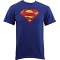 Superman Classic Logo Mens T-Shirt