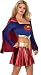 Search : Sexy Super Girl Womens Skimpy Skirt Set Halloween Costume DC Comics Supergirl Outfit with Boot Tops