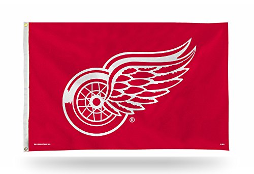 Detroit Red Wings Authentic 3x5 Indoor/Outdoor Flag Banner NHL Hologram