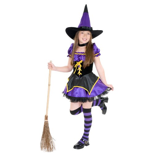 Midnight Witch Child Costume - X-Large - Kid's Costumes