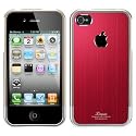 SPIGEN SGP アイフォン 4 / 4S ケース Linear Blitz 【 レッド 】液晶保護シートセット for Apple iPhone 4 / 4S SGP08339