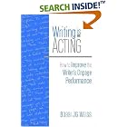 Click here to buy Writing Is Acting: How to Improve the Writer's Onpage Performance by  Bobbi JG Weiss.