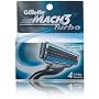 Gillette MACH 3 Turbo Cartridges 4 Refill Cartridges