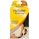 Futuro Firm Compression Thigh Highs with Reinforced Toe - Beige