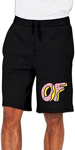 GLK300 Particular Odd Future Logo Short Sweatpants For Mens Size XL Black