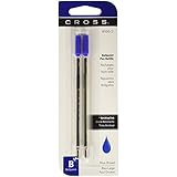 Cross Ballpoint Pen Refill, Broad Blue, 2 Per Card (8100-2)