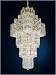 Schonbek 2725-20 Gold Equinoxe Crystal Thirty-Five Light Down Lighting Chandelier fro...
