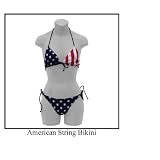 American Flag String Bikini Reversible String Bikini