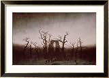 Abbey in the Oakwood, 1810 Styles Framed Art Poster Print by Caspar David Friedrich, 40x28