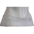 Silver Body Jewelry Belly Chain Max Length 40 inches