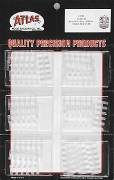 Atlas HO Scale Code 83 Insulated Rail Joiners (24 Pieces) - 552