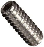 18-8 Stainless Steel Set Screw, Hex Socket Drive, Cup Point, #0-80, 1/8