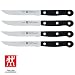 Henckels J A 4 Piece Black Stamped Steak Knife Set 39123-000