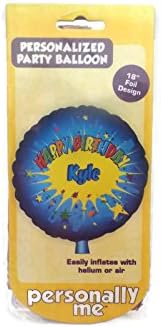 Personalized Party Balloon Decoration Happy Birthday Kyle (1 Pack)