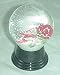 Rosebud Flower and Sled Snow Globe