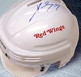 Pavel Datsyuk Signed Detroit Red Wings White Mini Helmet