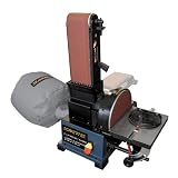 POWERTEC BD4800 Belt Disc Sander with Built-In Dust Collection, 4-Inch by 8-Inch