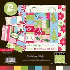 Bazzill Basics Paper Holiday Style Multi Pack 