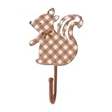 プリントモチーフ シングルフック ギンガムリス