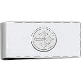 LogoArt Pittsburgh Steelers Sterling Silver 5/8 Inch Money Clip