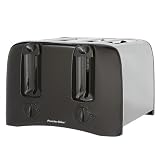 Review Hamilton Beach  / Proctor Silex 4-Slice Toaster - Black/ Chrome (24608)