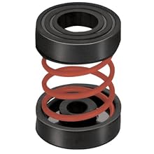 Mason IMF-X-33 Steel Non Adjustable Spring Mount Vibration Isolator, 33lbs Capacity, 1.1" Deflection, 30lbs/in Spring Constant, Red